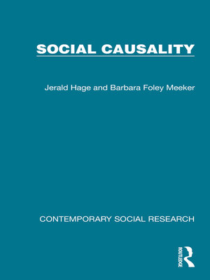 cover image of Social Causality